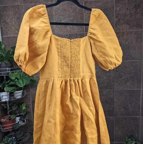 Reformation Harris Dress - Ochre - Picture 3 of 5